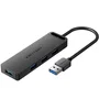 HUB 4 PUERTOS USB 3.0 4xUSB 1xUSB-C PD NEGRO VENTION